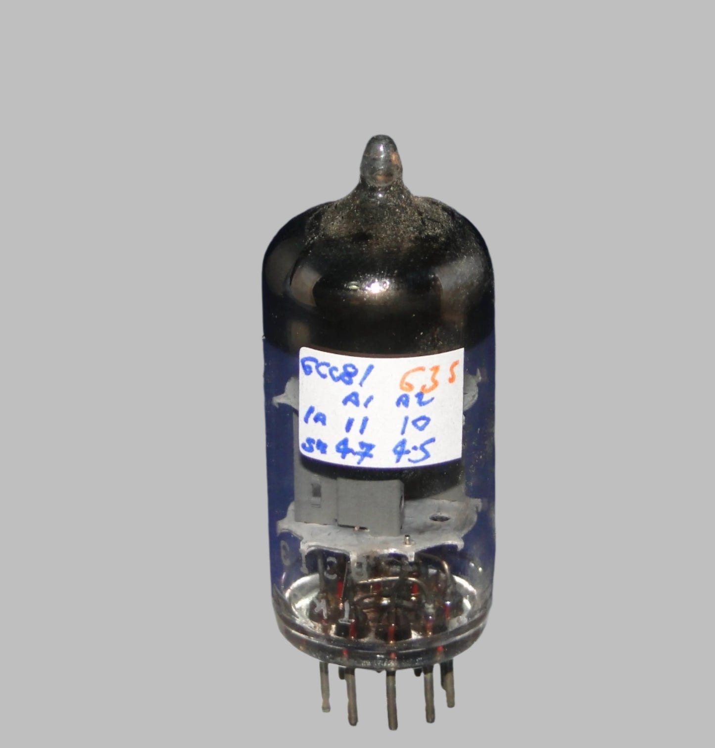 ECC81, MULLARD, YELLOW PRINT, Tk3 B3I3, BLACKBURN,  MARCH 1963 PRODUCTION