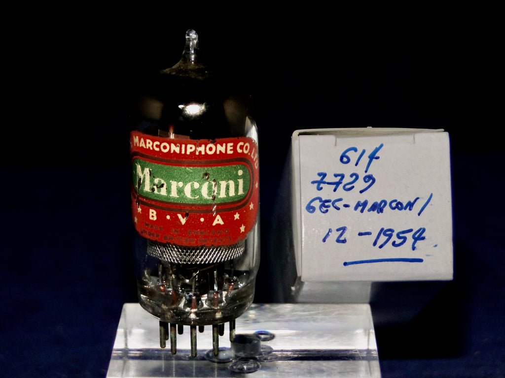 Z729, GEC MARCONI, EF86, MULLARD, PIN MESH SCREEN, HAMMERSMITH DECEMBE –  MULLARD MAGIC