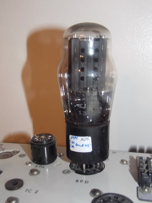 5Z4G, BRIMAR, ENVELOPE DATE CODE FOR OCTOBER 1959, BLACK BASE