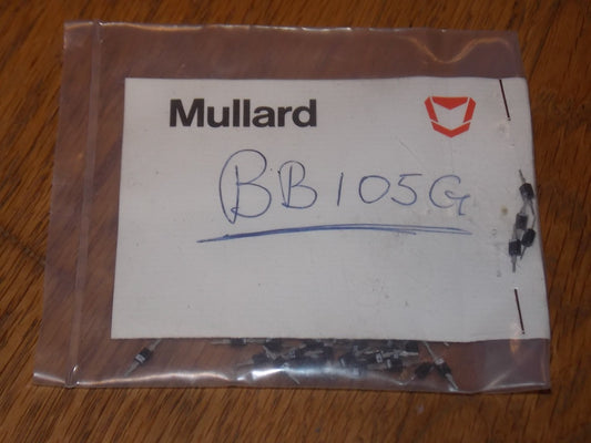Mullard, BB105G, Varicap Diodes, for VHF tuner, 1.8pF