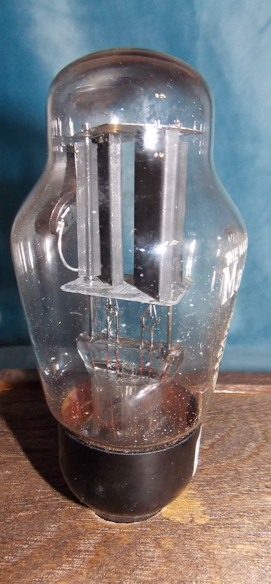 MU14, MARCONI MARCONIPHONE, BALLUSTER ENVELOPE, PARALLELOGRAM ELECTRODE CAGE, SWAN NECK GETTER,, HC,1935 MANUFACTURE