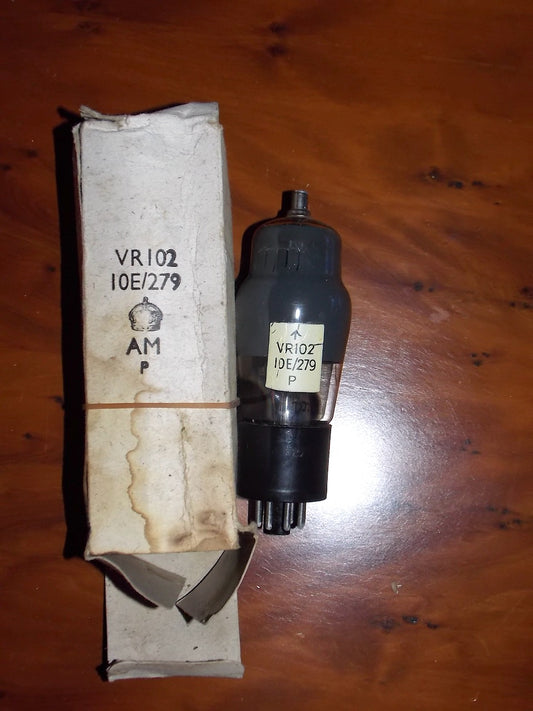 BL63, OSRAM, NEW BOXED, CV1102, VR102, 10E/279, MIL SPEC, BL63, AUDIO TRIODE,  GEC SHAW, PRE-1948 MANUFACTURE, AS  USED IN R1155,
