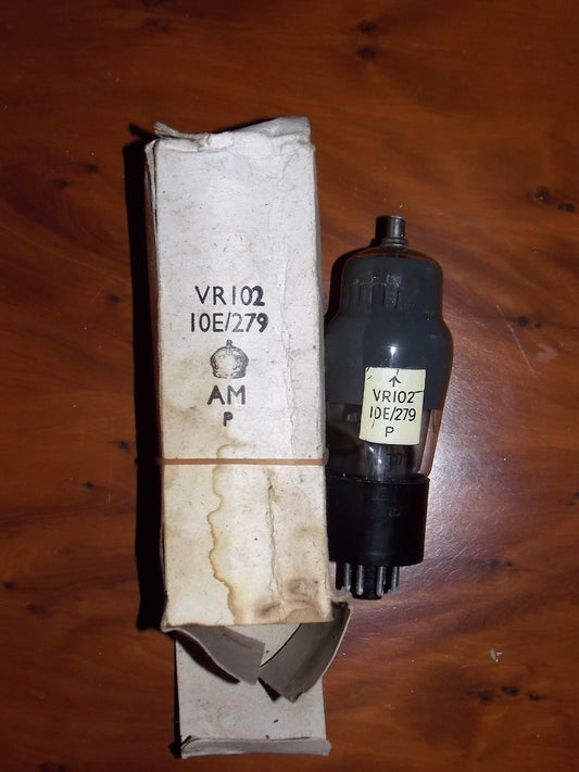 BL63, OSRAM, NEW BOXED, CV1102, VR102, 10E/279, MIL SPEC, BL63, AUDIO TRIODE,  GEC SHAW, PRE-1948 MANUFACTURE, AS  USED IN R1155,