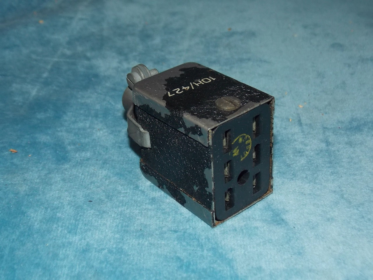 JONES PLUG, 6 PIN FEMALE, 10H/427, CABLE MOUNT, REAR ENTRY