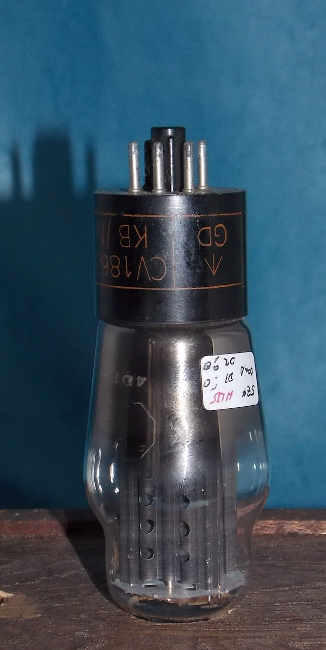 CV1863, MIL SPEC 5Z4G, STC, FOOTSCRAY, ORANGE BASE PRINT, APRIL 1951 MANUFACTURE