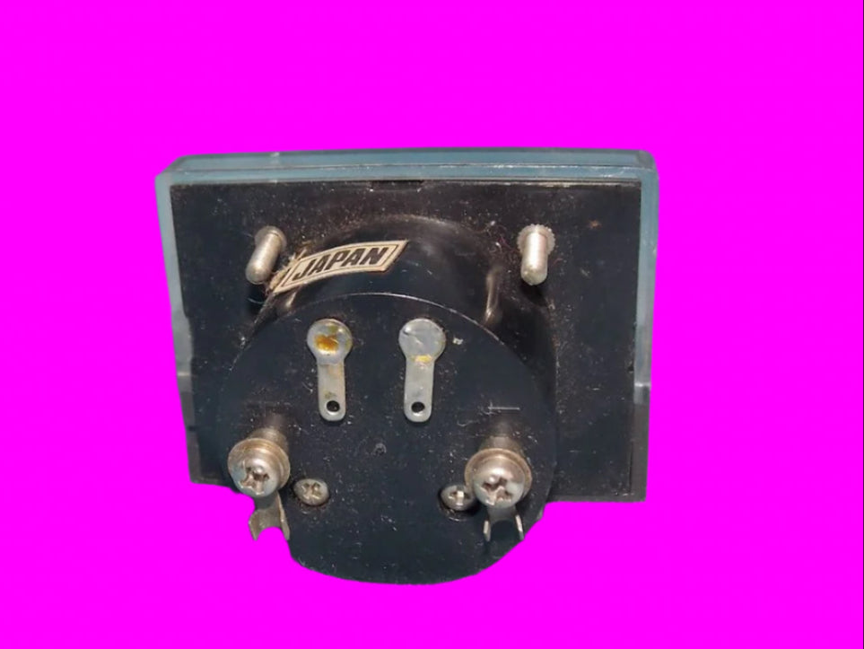 MOVING COIL METER, SCALED 0-1mA, DC, 56 x 45mm SIZE