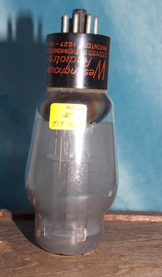 6L6G, WESTINGHOUSE, , CANADA WARTIME MANUFACTURE, RED BASE PRINT