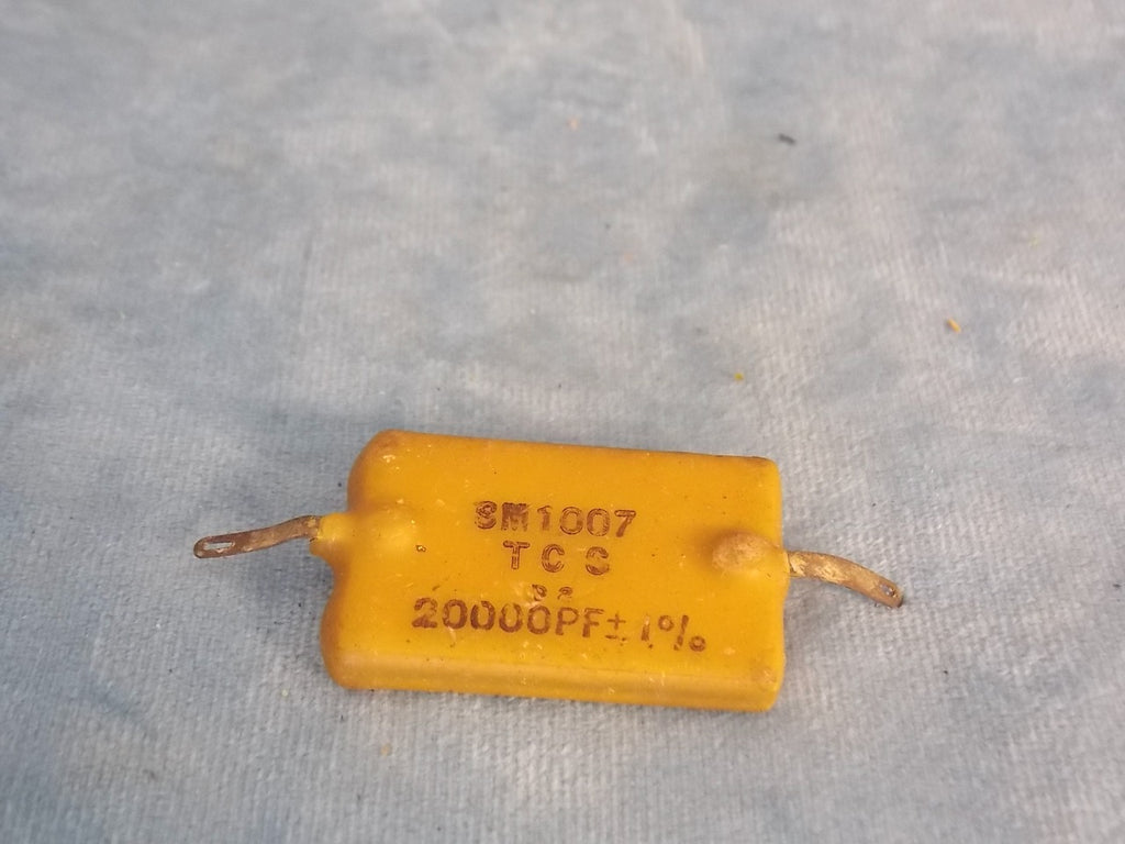 TCC, AIR MINISTRY, WAX CAPACITOR, 20000pF – MULLARD MAGIC