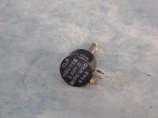 COLVERN, CLR 1106, 2500R, 2k5, OHMS, 1W, WIREWOUND POTENTIOMETERS NOS