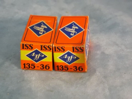 AGFA, ISOPAN, ISS, 21 DIN, 135-36, BOXED FILM, EXPIRED FEB 1970
