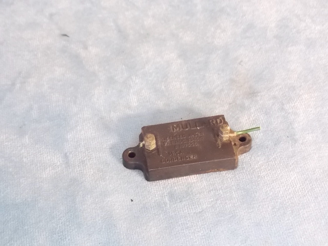 MULLARD, MICA CONDESNER, 0.0003uF, 1930