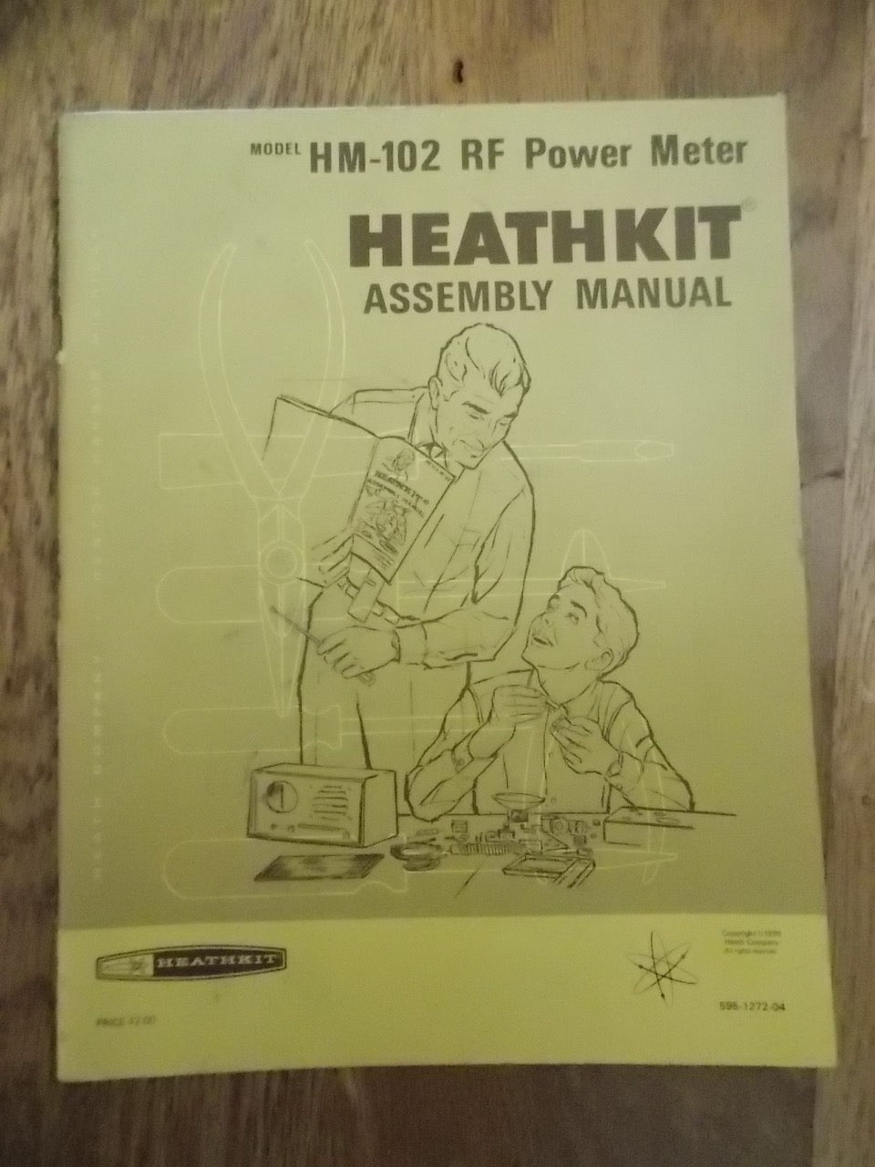 HEATHKIT, HM-102, RF POWER METER, ASSEMBLY MANUAL