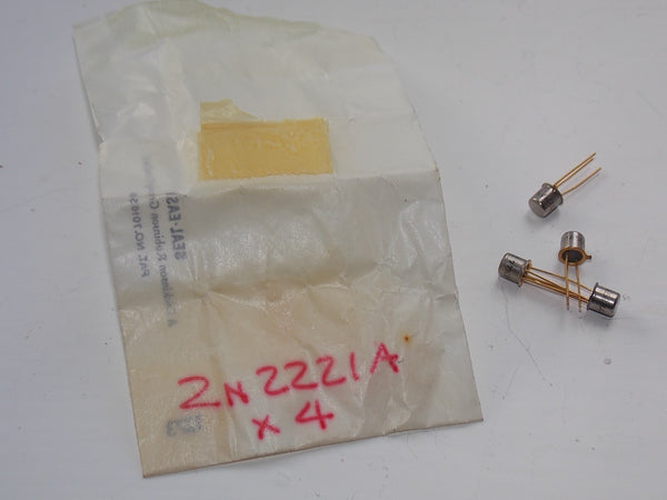 2N2221A, Silicon, NPN, TO18 ,50v 800mA, Signal Transistor