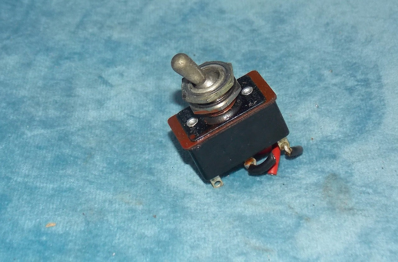 ARROW, DPST, PEAR HEAD SWITCH, 3A 250V, EX EQUIPT