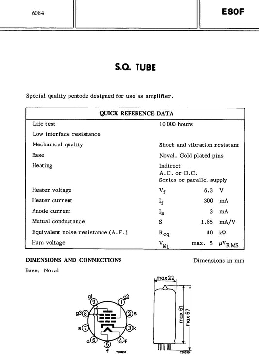 E80F, PHILIPS, SQ,, 6084, CV2729,