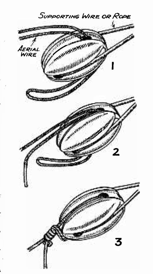 VINTAGE CERAMIC EGG ANTENNA AERIAL INSULATORS, BROWN, APPROX 38mm x 22mm