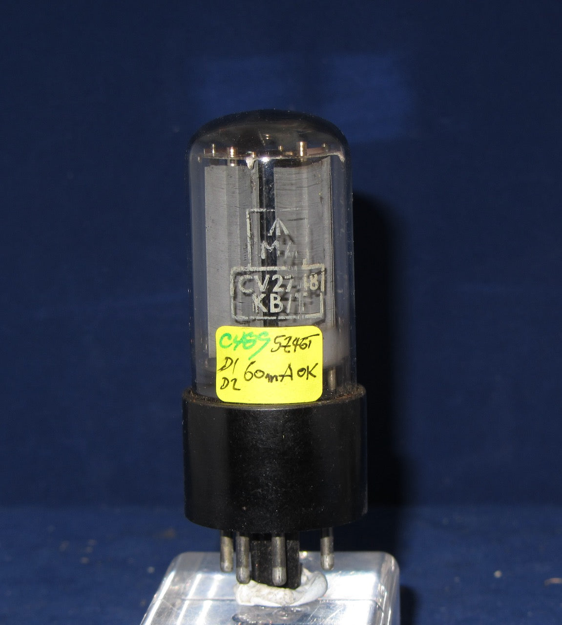 CV2748, MULLARD - BRITISH TUNGSRAM, MILITARY SPEC, 5Z4GT, JANUARY 1956 TOTTENHAM PRODUCTION