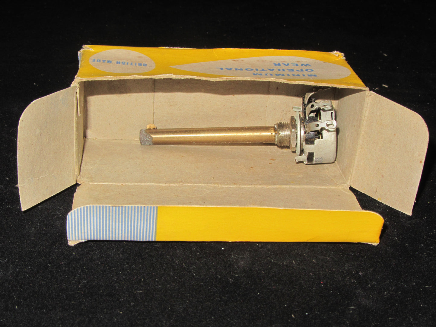 DUBILIER, MINIMUM OPERATIONAL WEAR, 1950S POTENTIOMETER, VARIOUS