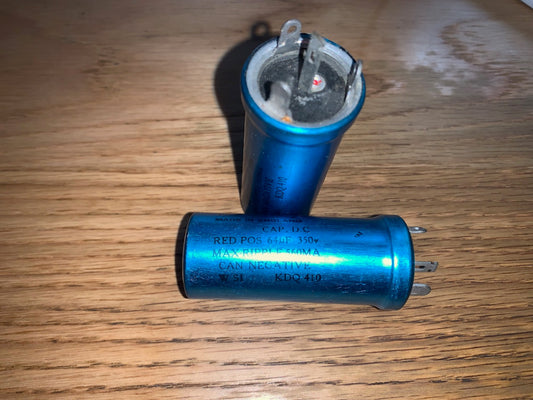 HUNTS/ERIE, 64uF 350V, RADIAL ELECTROLYTIC CAPACITOR, REFORMED