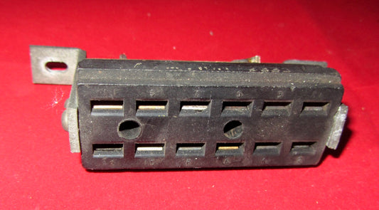 12 PIN FEMALE , JONES SOCKET, CHASSIS MOUNT,