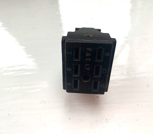 6 PIN, FEMALE , JONES PLUG, CHASSIS MOUNT,