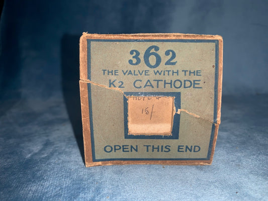 ACFC4, 362 RADIO VALVE, MX40, BOXED, NOS, 1935,