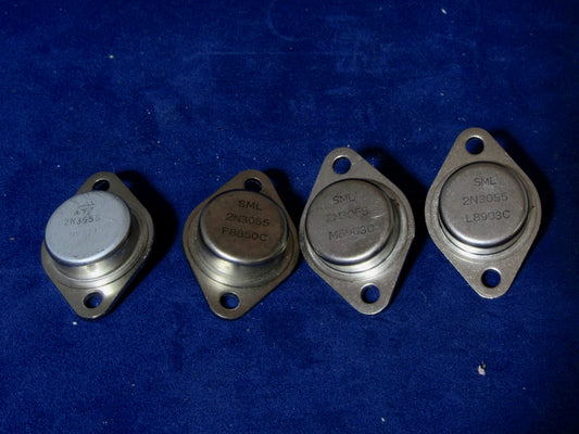 2N3055, Bipolar, (BJT), Transistor, NPN, 60V 15A 115W, Chassis Mount, TO-3, manufactured by,  SML