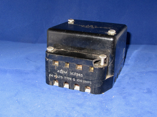 ACCUMULATOR CUTOUT, TYPE G, 24V @ 100A, AIR MINISTRY, 5C/1965