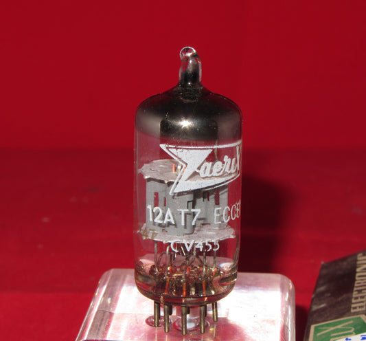 12AT7, Zaerix Badged, National Union, ECC81,  EIA CODE 274, BOXED, NEW
