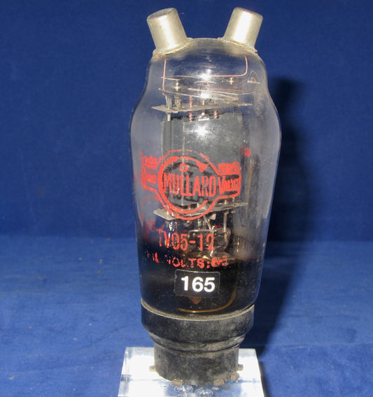 TV05-12, MULLARD, AIR MINISTRY, 10E/130, TE05/10, RF POWER TRIODE TO 150 MHz