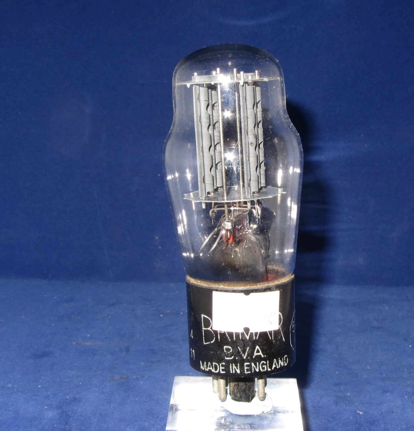 5Z4G, BRIMAR, GREY PRINT OCTAGON CARTOUCHE, BLACK BASE