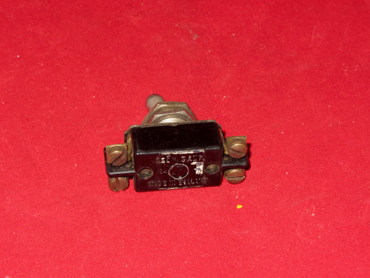 DPST ,BALL HEAD , SWITCH, EX EQUIPT, BRADLEY, 2A 250V