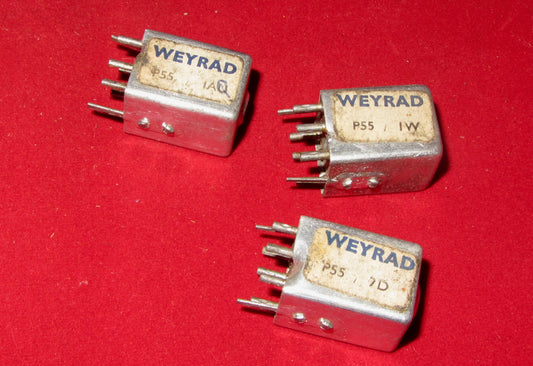 WEYRAD P50, T41, IF TRANSFORMERS, IFT, VARIOUS