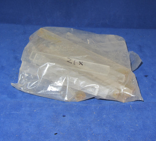BAG OF 21, POLYSTYRENE, ANTENNA SEPARATORS, APPROX 4" LENGTH