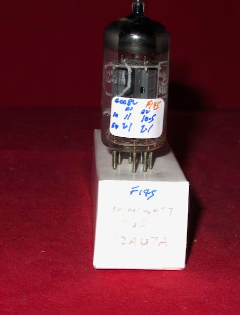 12AU7A, MINIWATT AUSTRALIA BADGED, MULLARD HENDON WORKS ALBERTON, MARCH 1963 PRODUCTIONL