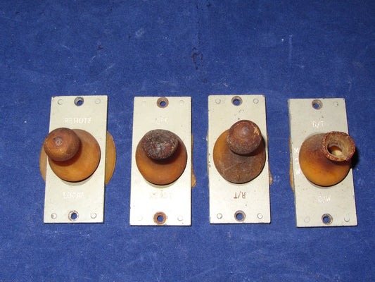 BABY BOTTLE TEAT, SWITCH COVERS, 28 X 62mm, FOR GPO KEY SWITCH, EX EQUIPT