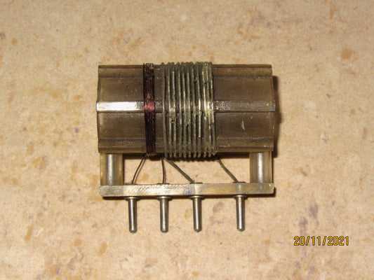 DENCO, RANGE 4, POLYSTYRENE FORMER, 4 PIN COIL, 7 - 19 MHz ,( TUNED 100pF),