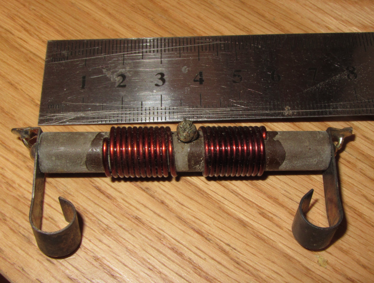 ANODE LOADING COILS & TOP CAPS, 807 IN PUSH PULL