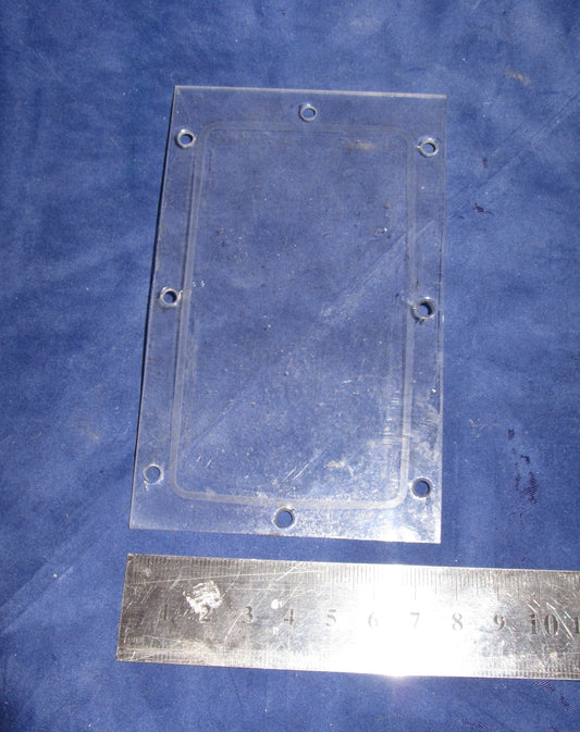 PERSPEX SHEET, 125 X 75 X 1mm