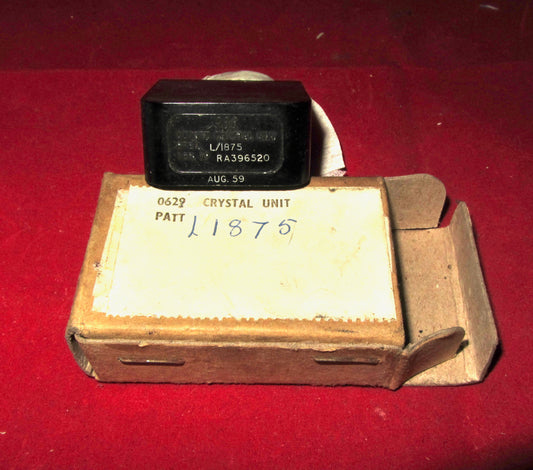 Crystal, 18750 KHz, Boxed, New, Dated 1959