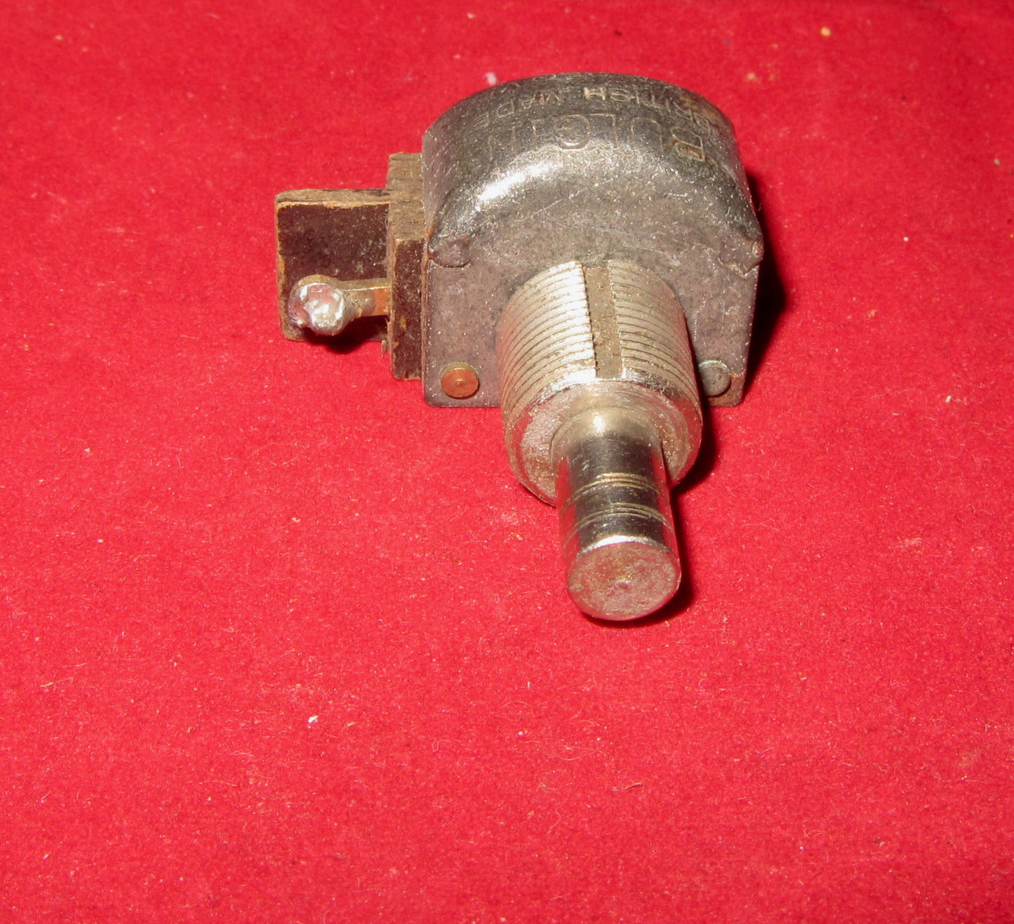 BULGIN ,S565, SPST, ROTARY SWITCH, EX EQUIPT
