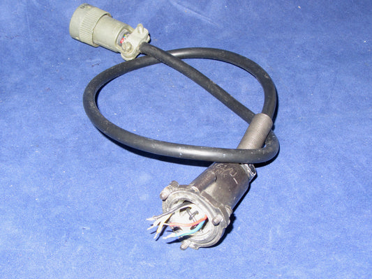 Cannon, KPT 6 Way Cable Mount MIL Spec Circular Connector Plug, Pin Contacts,Shell Size 10, Bayonet Coupling KPT06-F10-6S on a lead