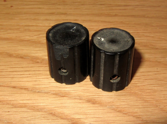 2X 1970s, Hewlett Packard, HP, black knobs, 16mm Dia, 18mm Height