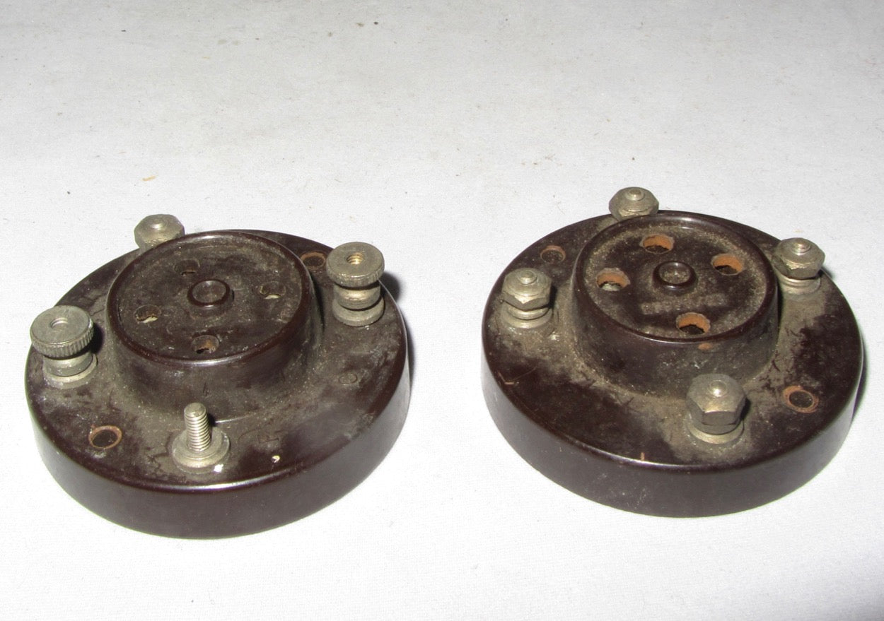WHITELEY BONEHAM, WB VALVE BASES, B4, BRITISH 4 PIN, 1935
