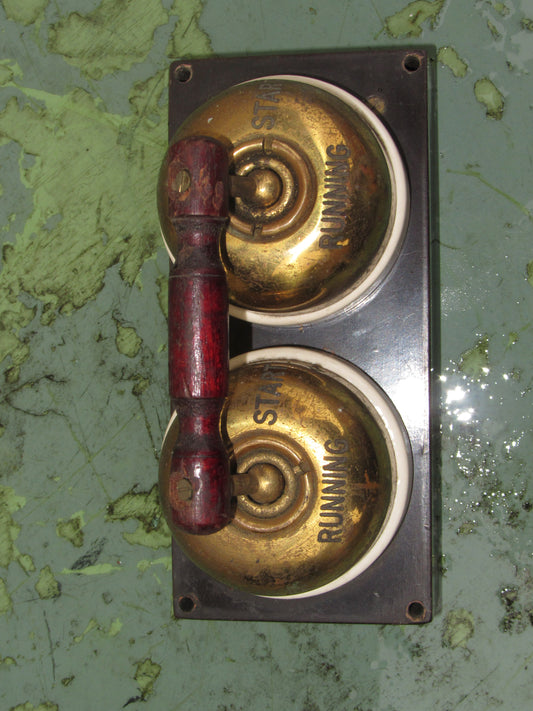 Vintage Aircraft Twin Magneto/Accumulator Switch ,Type 49, Air Ministry ,10A/7540