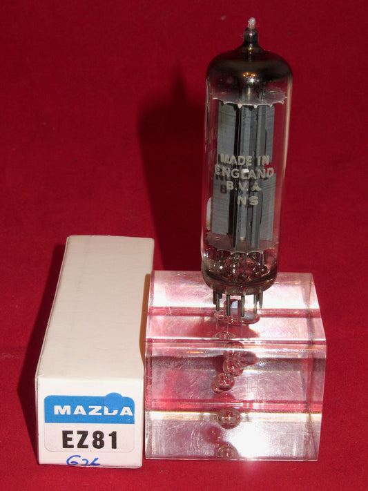 EZ81 ,MAZDA, WHITE PRINT, NS APRIL 1961 MANUFACTURE