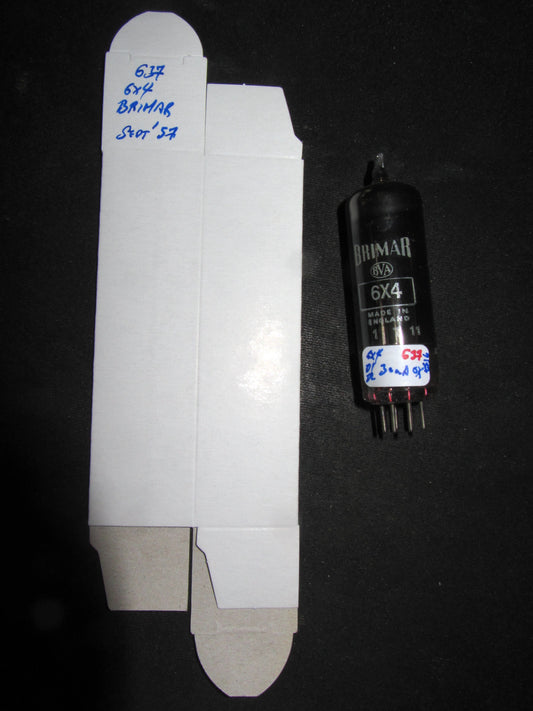 6X4, BRIMAR, WHITE PRINT, GREY GLASS, SEPTEMBER 1957 MANUFACTURE