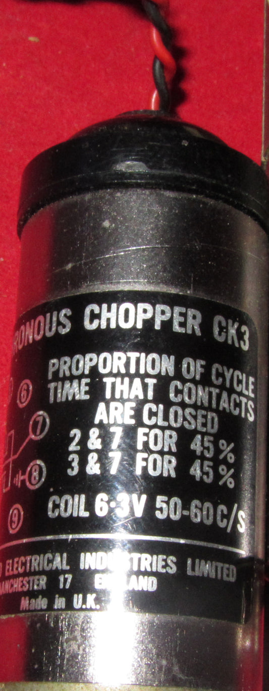 AEI, SYNCHRONOUS CHOPPER, CK3  COIL 6.3V,  50 HZ
