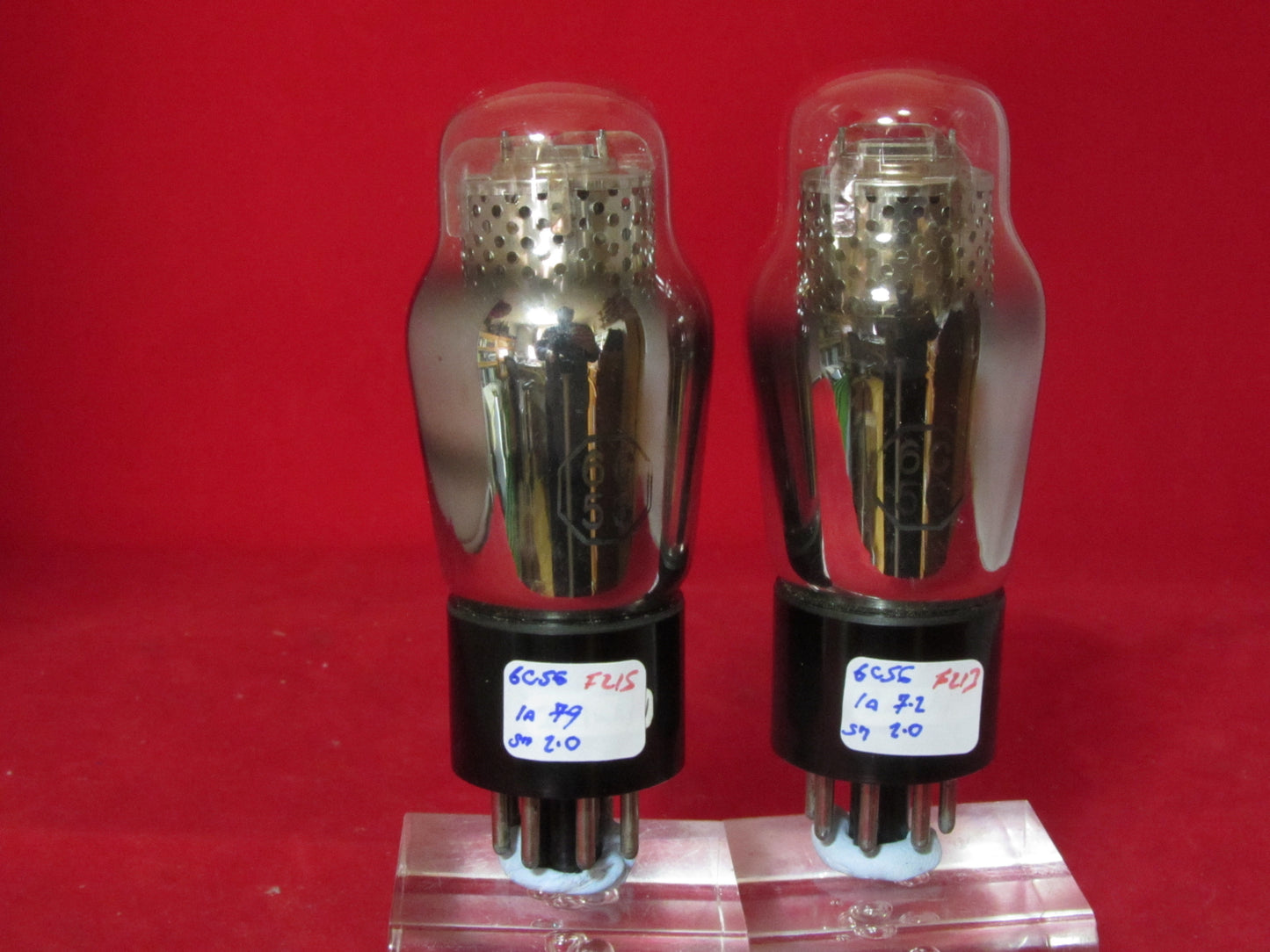 6C5G,MATCHED PAIR, WHITE BOX, CV581