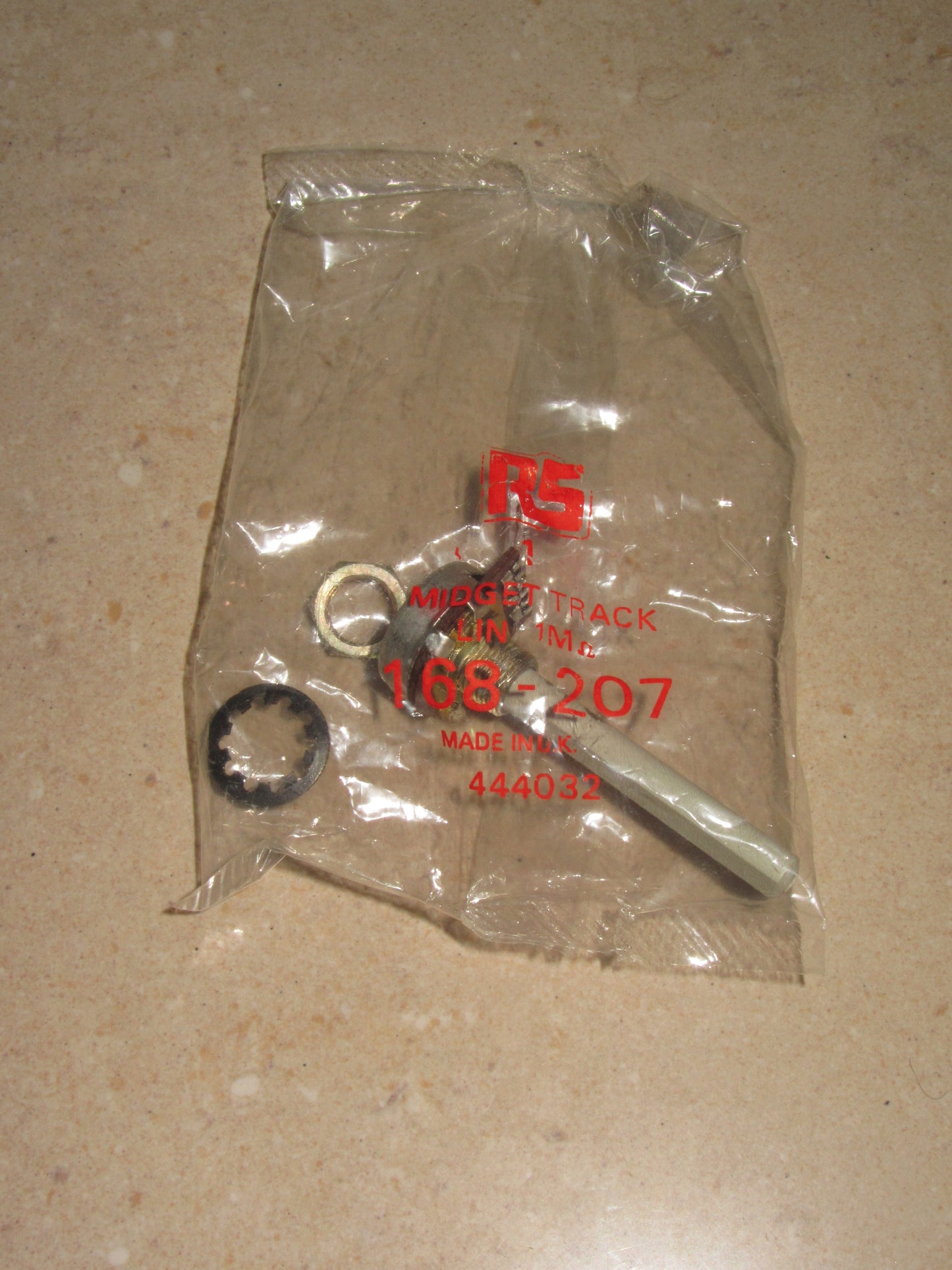 NEUTRAL, Potentiometer, LIN 1M, 168-207, RS Components